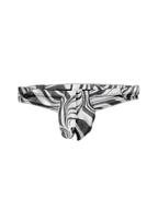 3 Pack Men's Ice Silk Comfy Waistband Low-Rise Sexy Stretch Thong