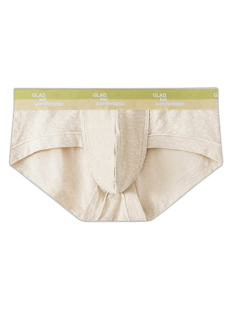 3 Pack Men's Baby Cotton High-Stretch Skin-Friendly Breathable Briefs