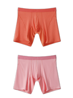 2 Pack Men’s Casual Ice Silk Midway Briefs