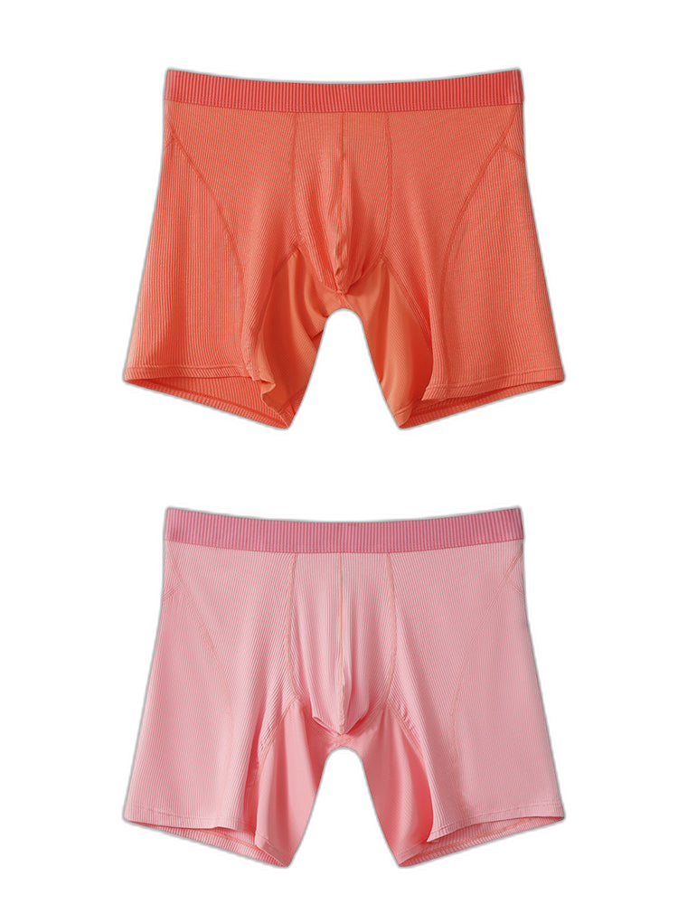 2 Pack Men’s Casual Ice Silk Midway Briefs