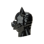Prowler RED Latex Pig Hood Black