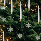 Christmas Candle LED Indoor Holiday Christmas Tree Ornaments  Festive Atmosphere Decoration Christmas Pendant