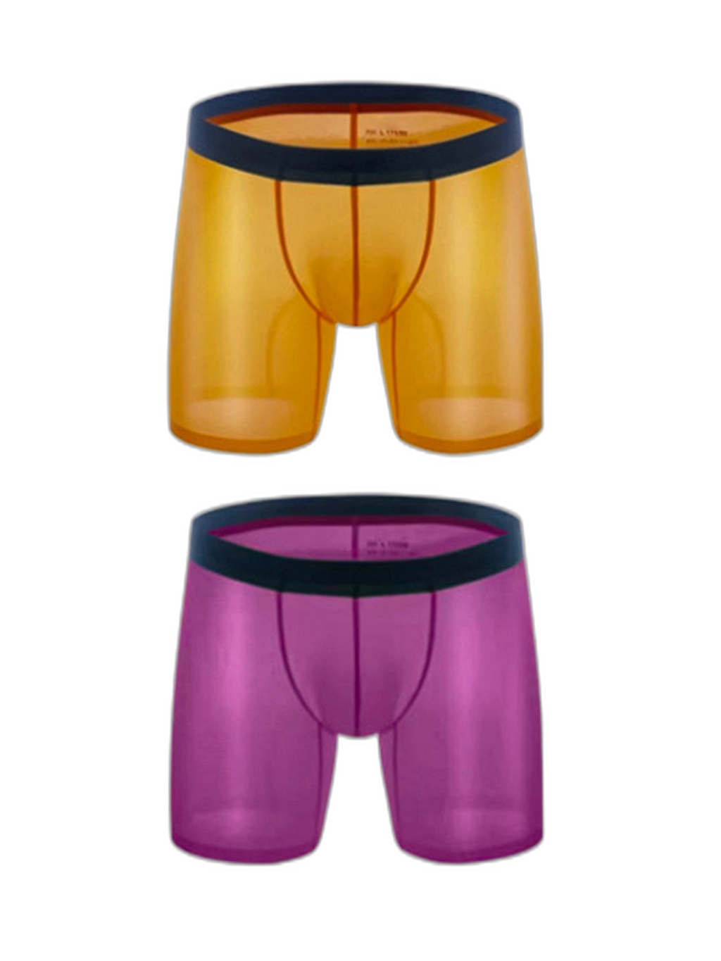 2 Pack Men’s Breathable Athletic Mesh Boxer Briefs