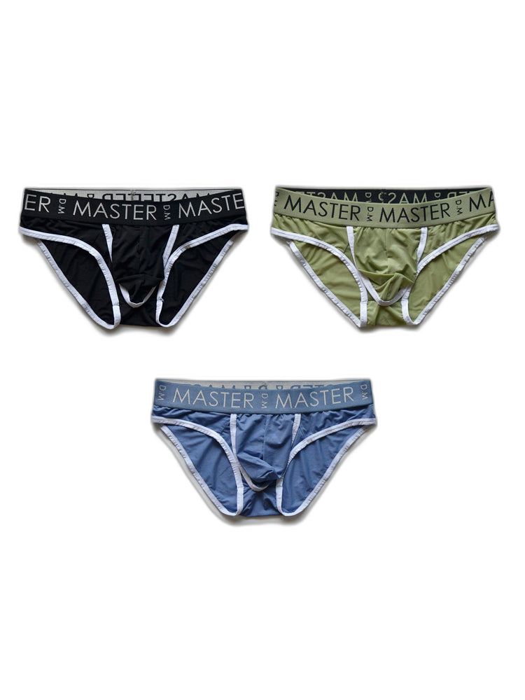 3 Pack Men's High-Elasticity Quick-Dry Pouch-Separated Briefs
