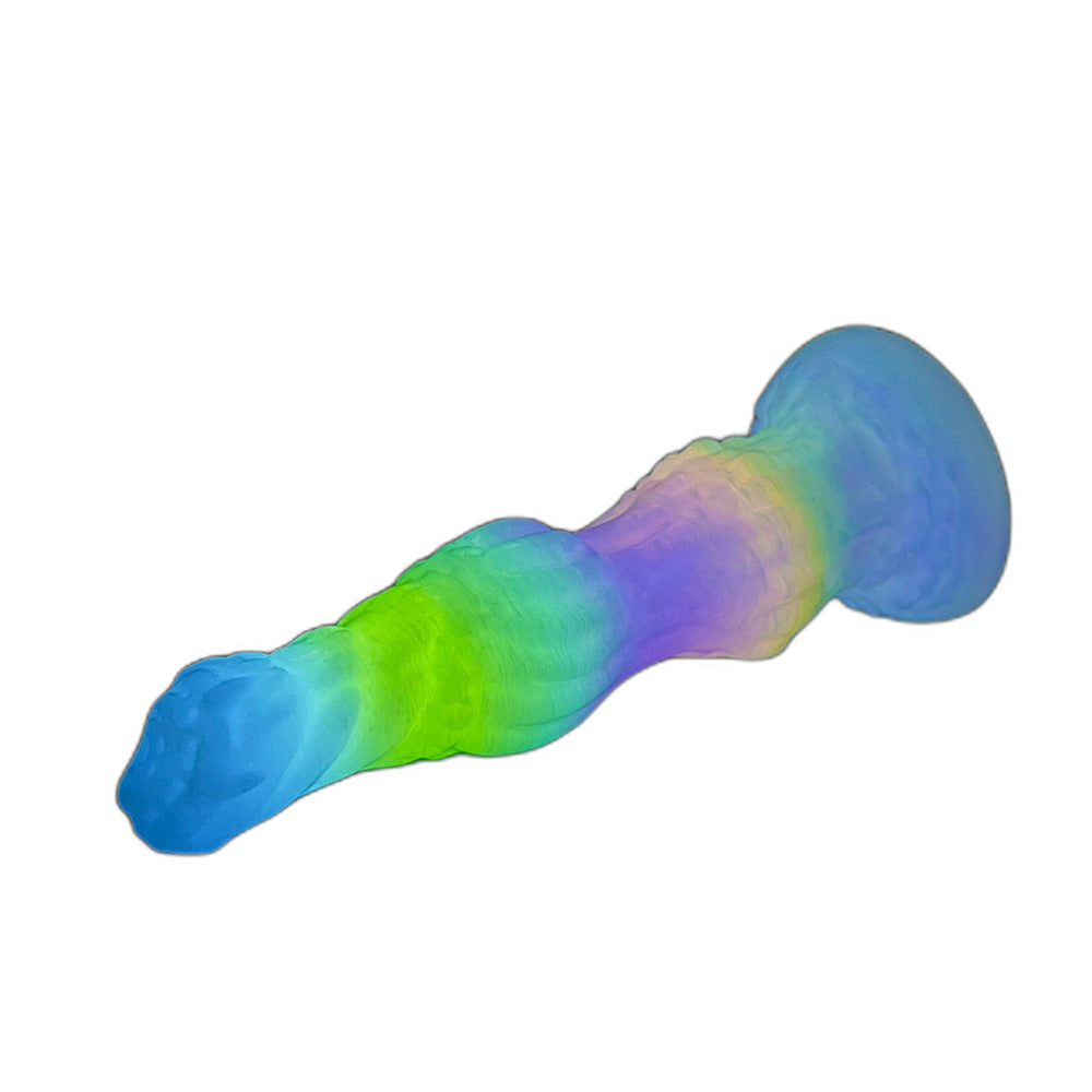WistKnot – Glow-in-the-Dark Vibrating Dildo with Dog Knot Design