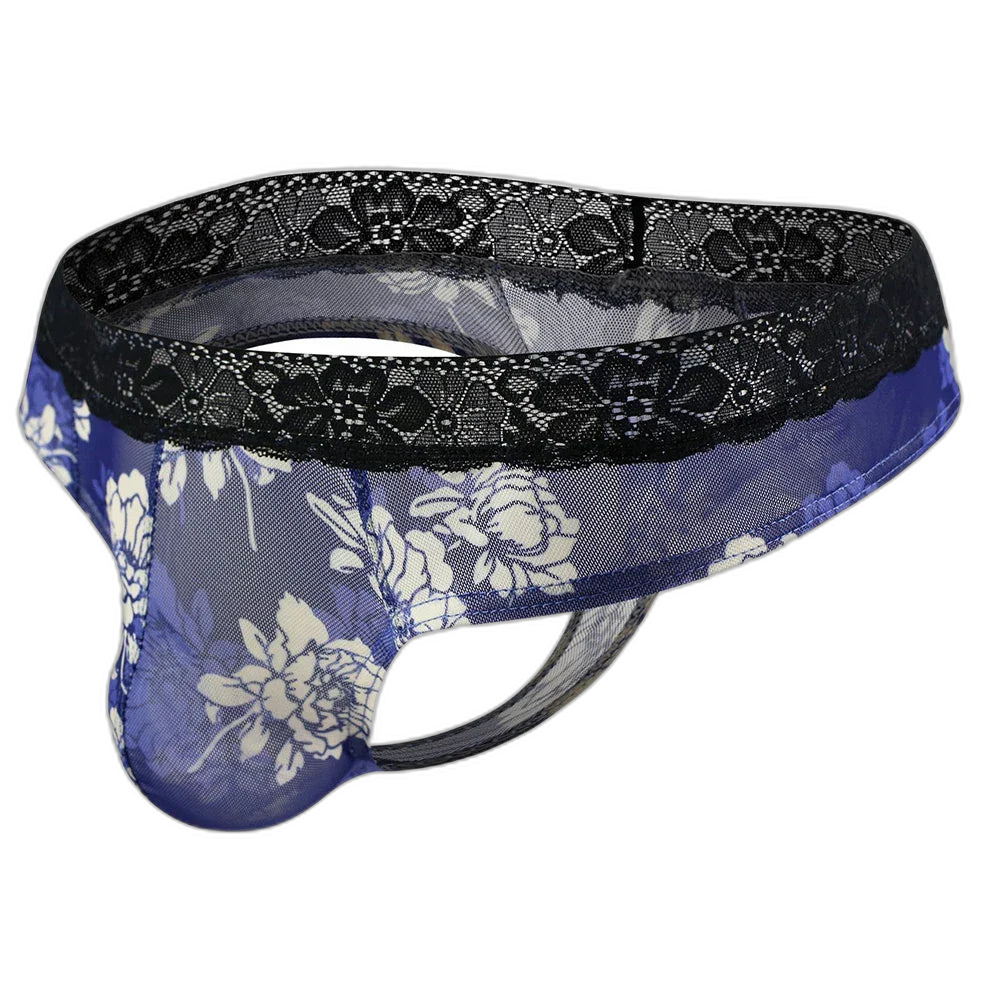 Floral Fantasy Lace Men's Thong