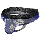 Floral Fantasy Lace Men's Thong