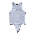 High-Cut Mesh Thong Bodysuit