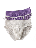 2 Pack Men's Lace Breathable Briefs
