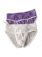 2 Pack Men's Lace Breathable Briefs