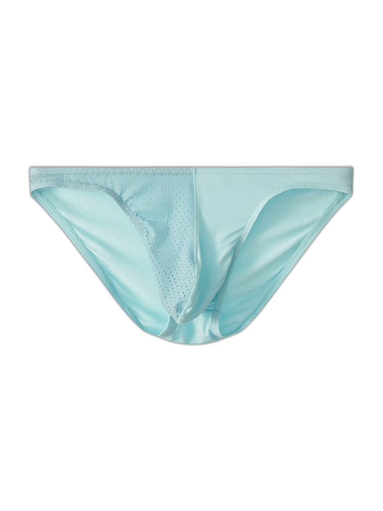 3 Pack Men's Mesh Sexy Low Waist Big Pouch Briefs