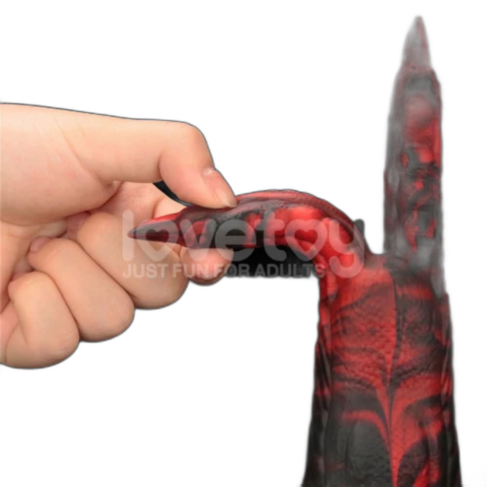 Savage Charm - Double Claw Vibrating Silicone Dildo - Fantasy Sex Toy