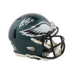 AJ Brown Signed Eagles Speed Mini Helmet (Beckett)