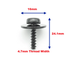 Ford Engine Undertray Splash Guard Torx Screw With Washer 1449533