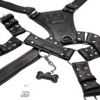 PU Leather Puppy Harness
