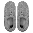 Ladies Knitted Drawstring Slippers for Winter