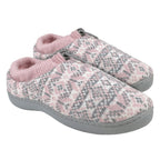 Ladies Knitted Drawstring Slippers for Winter