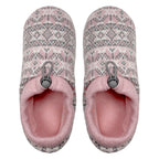 Ladies Knitted Drawstring Slippers for Winter