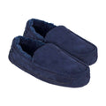 Mens Fleece Lined Memory Foam Slippers for Winter