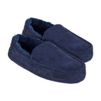 Mens Fleece Lined Memory Foam Slippers for Winter