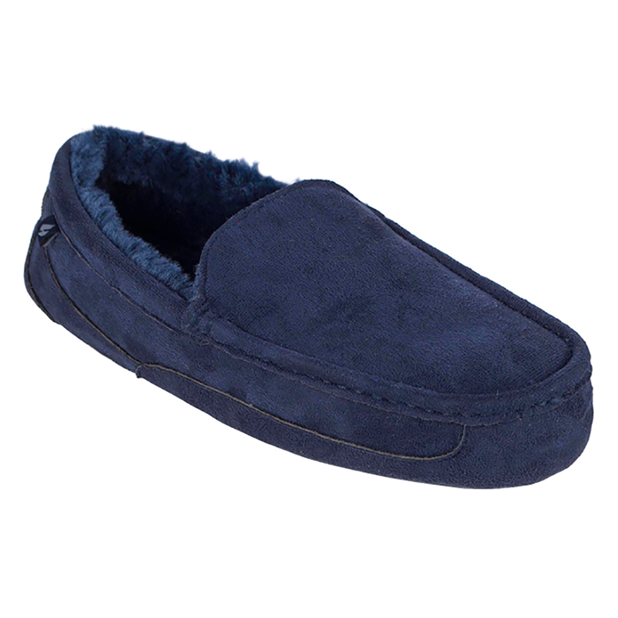 Mens Fleece Lined Memory Foam Slippers for Winter