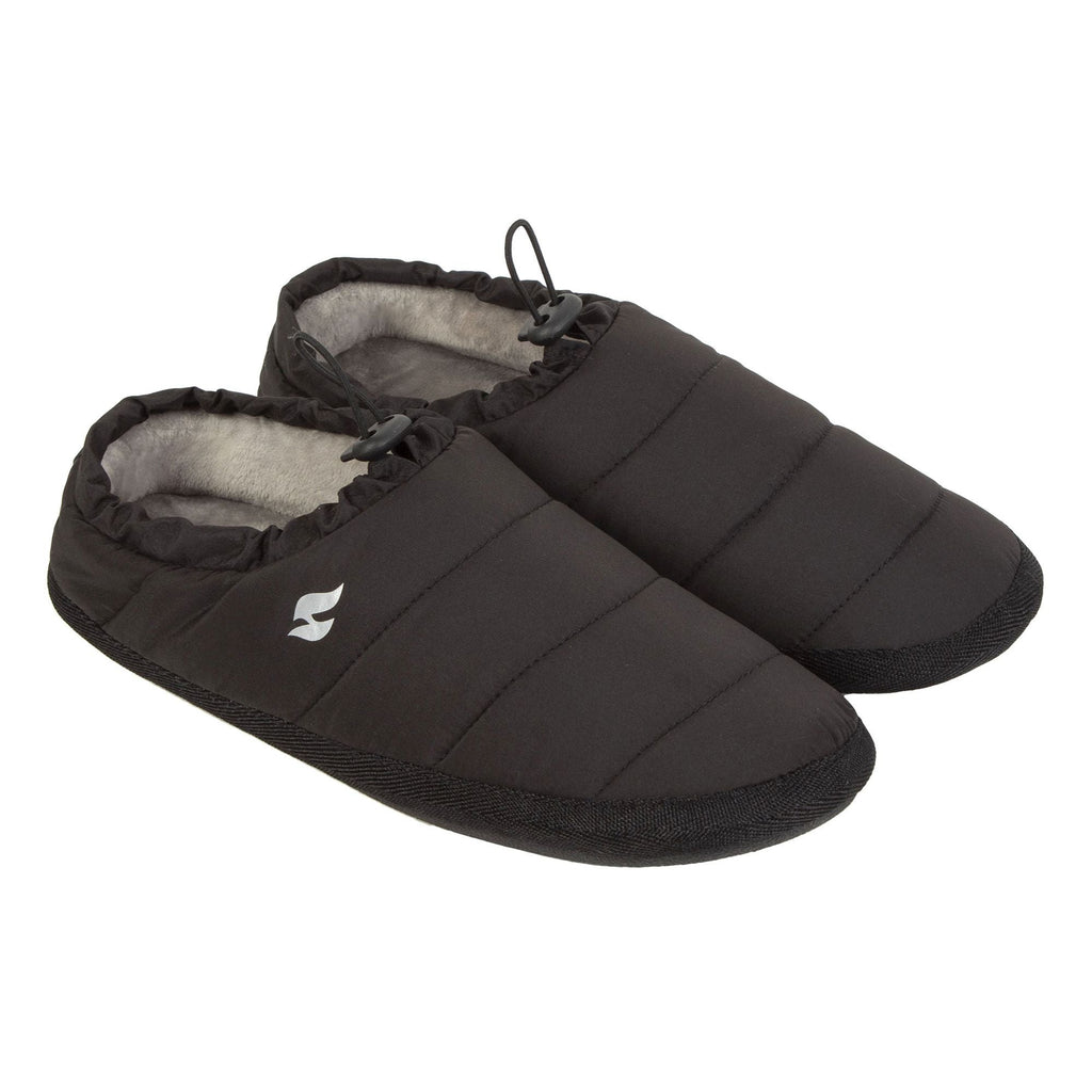 Mens Warm Comfy Drawstring Slippers