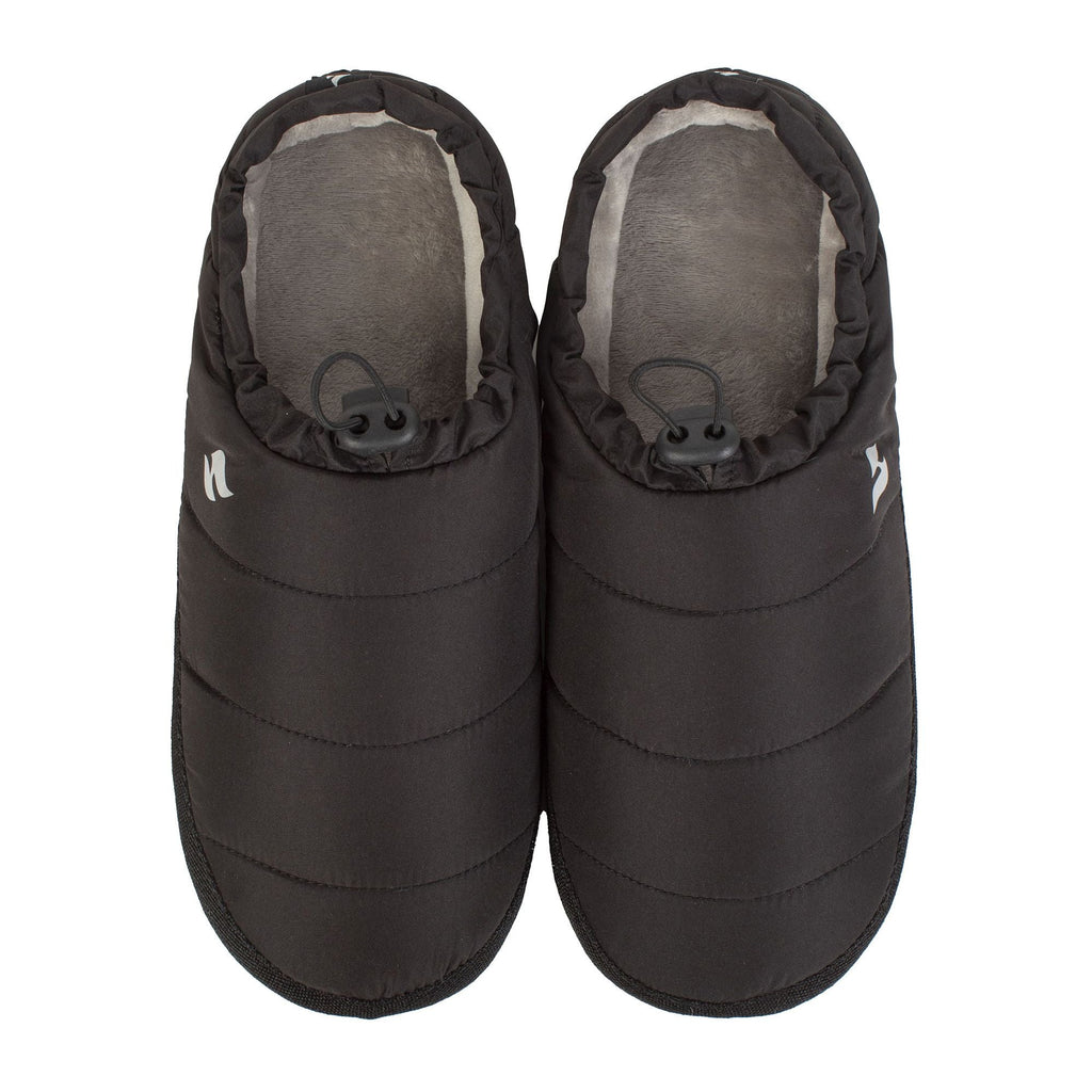 Mens Warm Comfy Drawstring Slippers