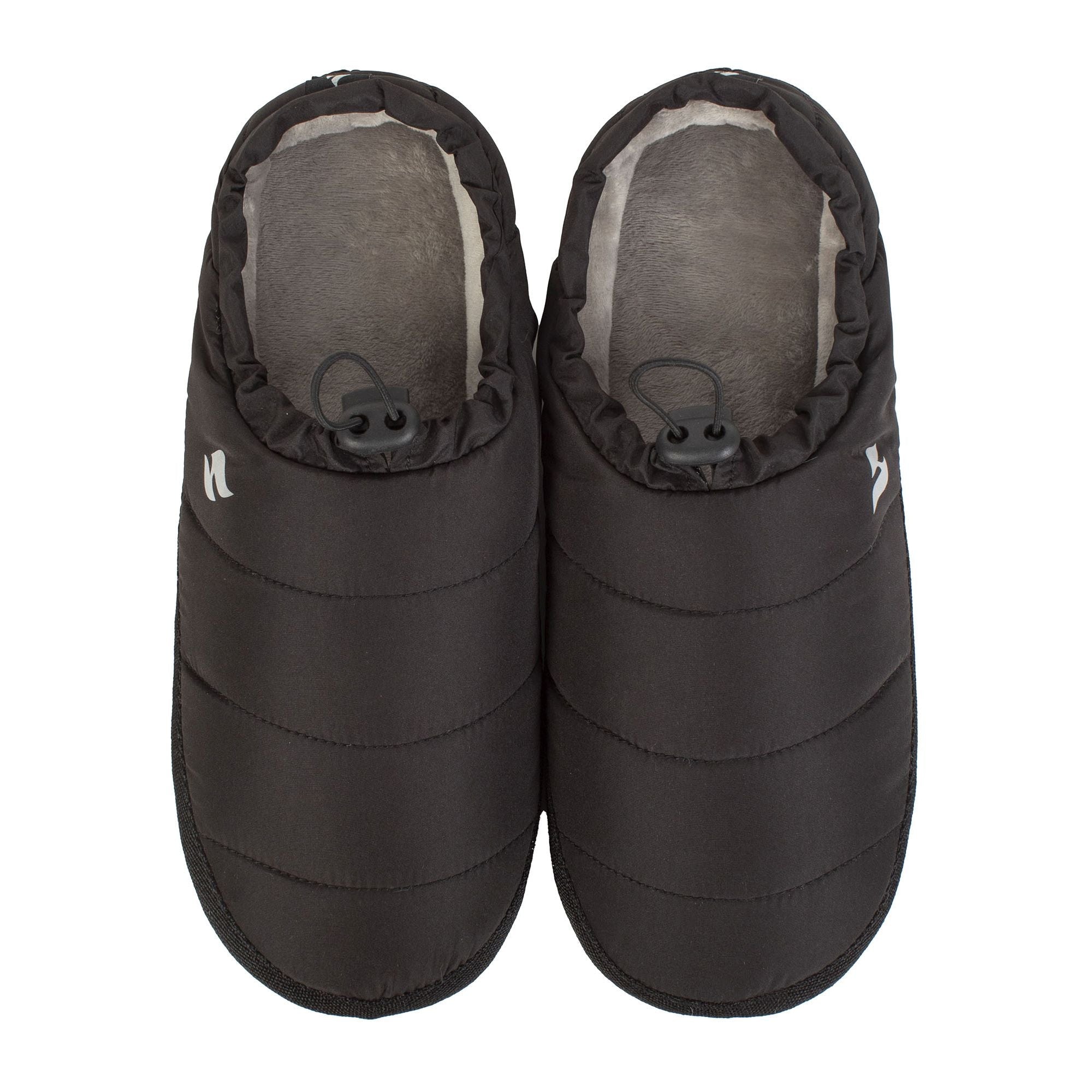 Mens Warm Comfy Drawstring Slippers