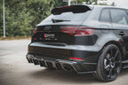 Maxton Design - REAR SIDE SPLITTERS V.2 AUDI RS3 8V SPORTBACK FACELIFT (2019-UP)