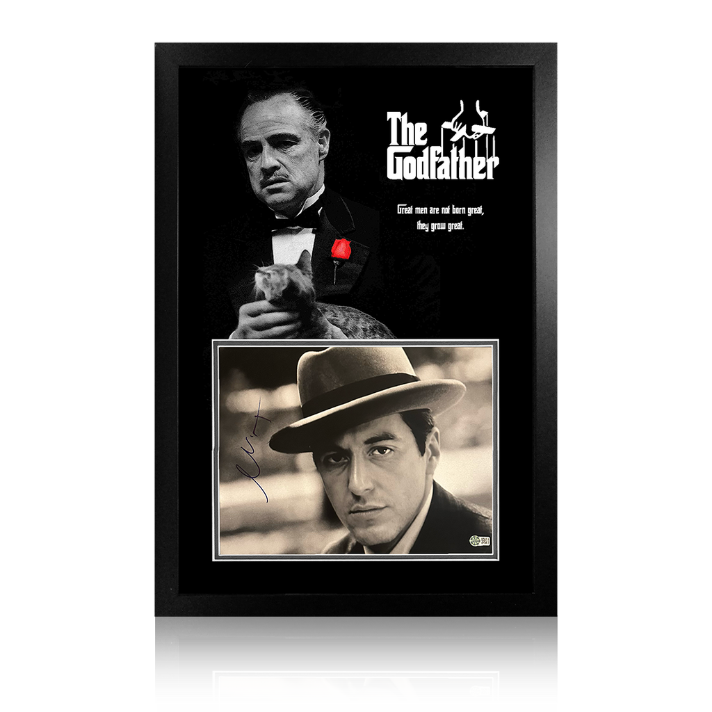 Al Pacino Signed The Godfather Image Premium Frame (AFTAL Authentication)