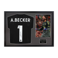Alisson Becker Signed Liverpool Shirt Classic Frame (ACG Cert)