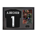 Alisson Becker Signed Liverpool Shirt Classic Frame (ACG Cert)