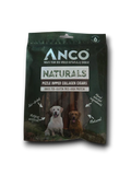 Anco Naturals Pizzle Dipped Collagen Cigars – High Protein Dental Dog Chew 150g