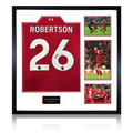 Andrew Robertson Signed Liverpool Shirt Elite Frame (ACG Cert)