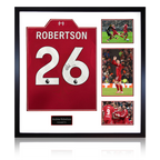 Andrew Robertson Signed Liverpool Shirt Elite Frame (ACG Cert)