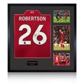 Andrew Robertson Signed Liverpool Shirt Elite Frame (ACG Cert)