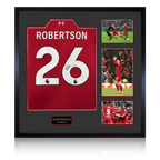 Andrew Robertson Signed Liverpool Shirt Elite Frame (ACG Cert)