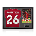 Andrew Robertson Signed Liverpool Shirt Classic Frame (ACG Cert)