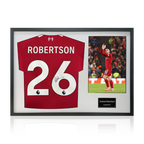 Andrew Robertson Signed Liverpool Shirt Classic Frame (ACG Cert)
