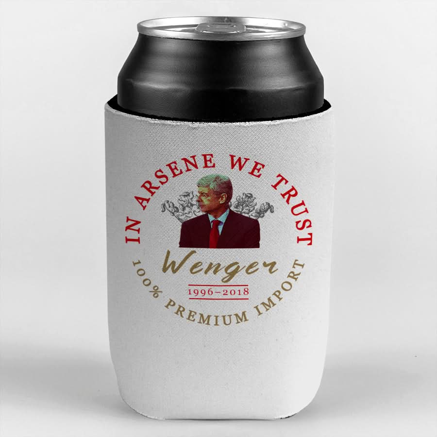 The Gooners Wenger - Football Legends - Can Cooler