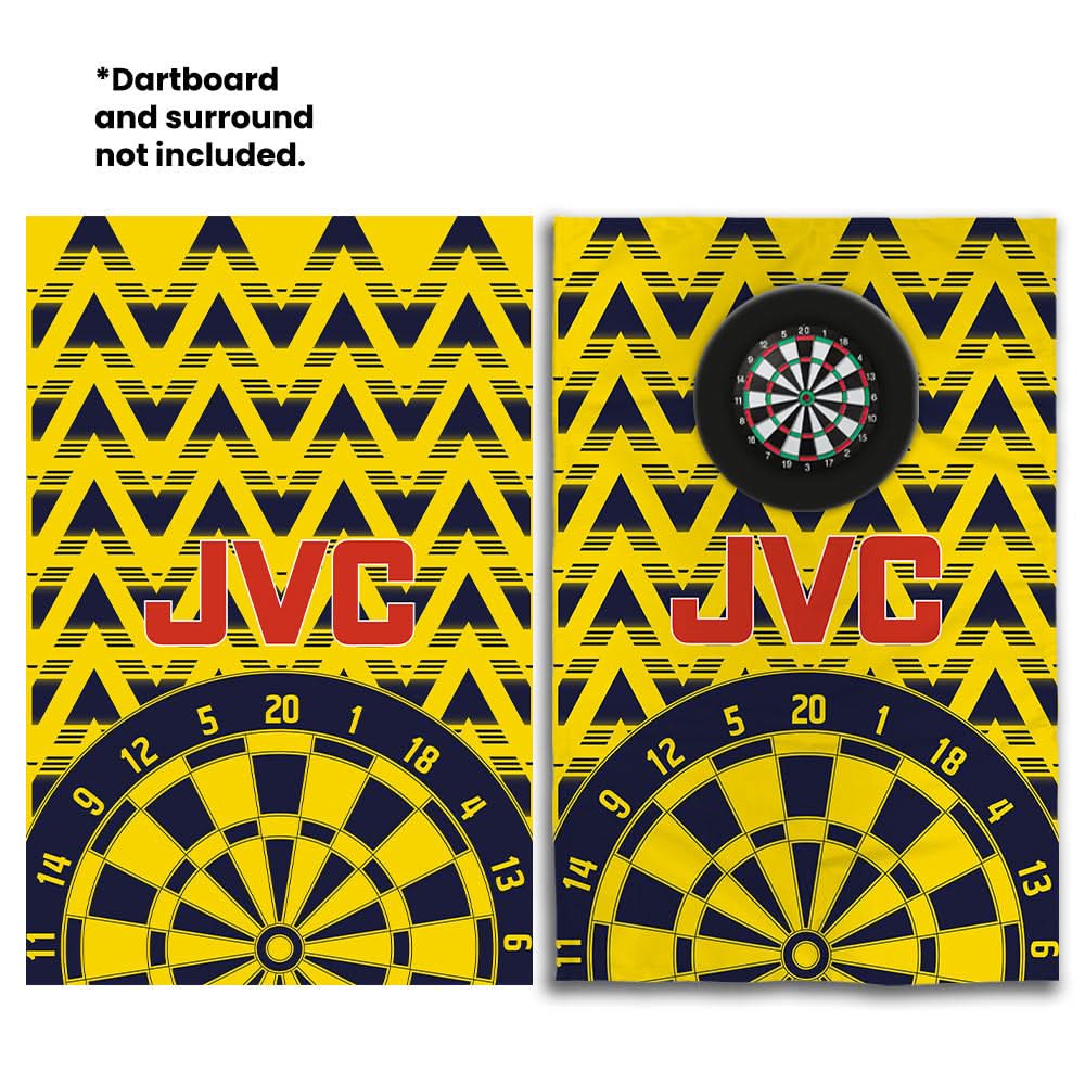 The Gooners Retro - 1992 Away - Personalised Darts Wall Banner - Two Sizes [COLLECTIVE]