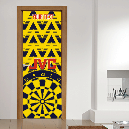 The Gooners Retro - 1992 Away - Personalised Darts Wall Banner - Two Sizes [COLLECTIVE]