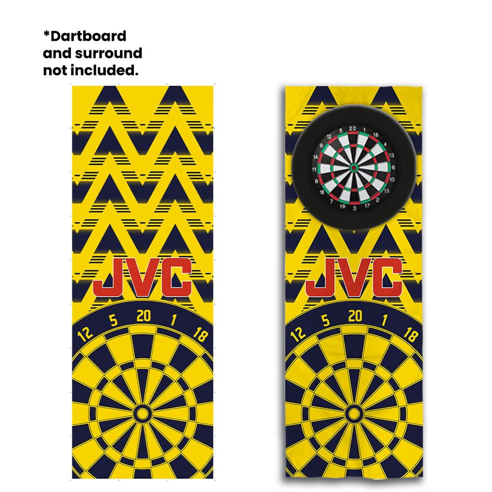 The Gooners Retro - 1992 Away - Personalised Darts Wall Banner - Two Sizes [COLLECTIVE]