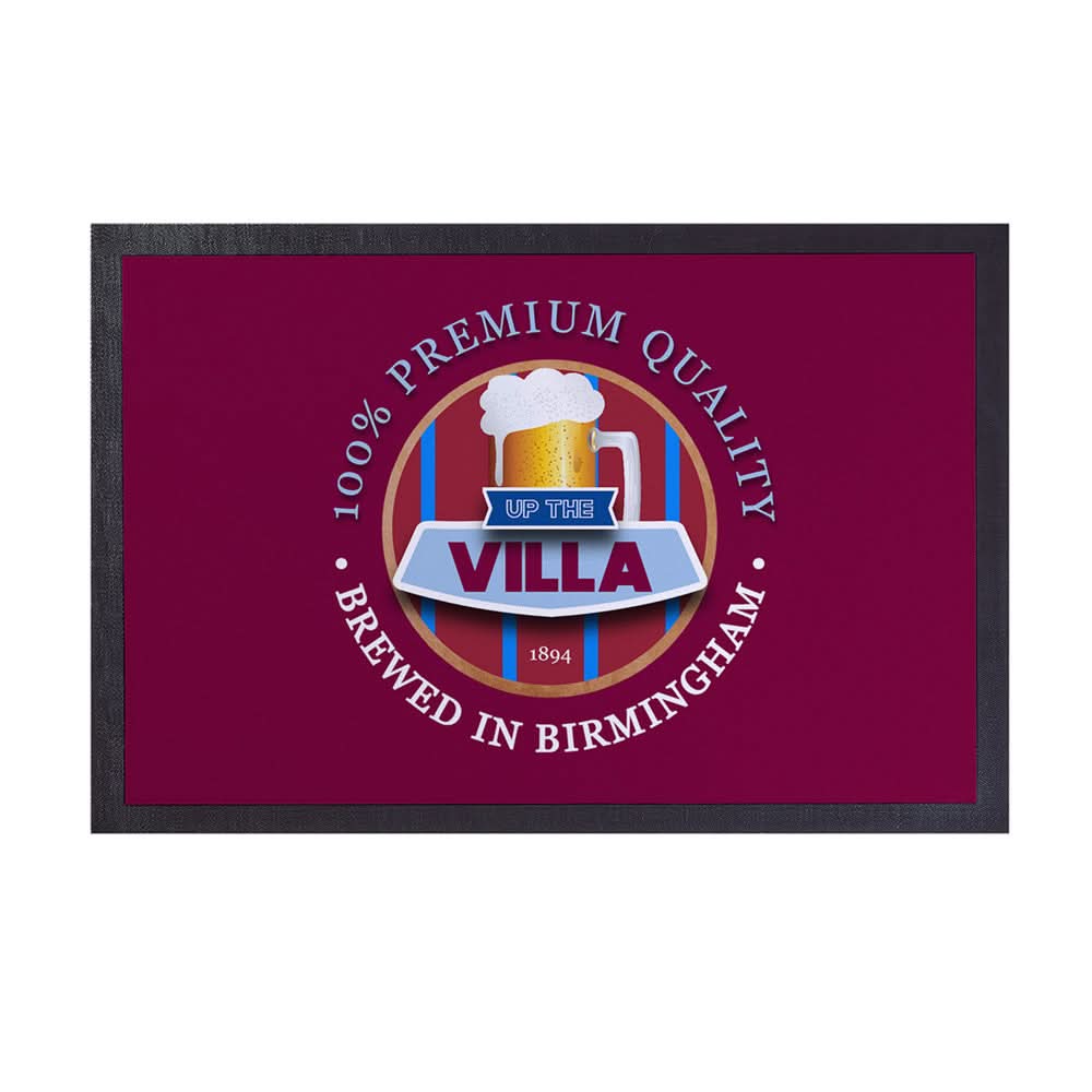 Holte Enders Up the Villa  - Football Legends - Door Mat -60cm X 40cm