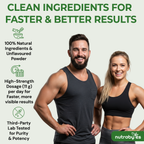 Collagen Powder with Vitamin C | Hydrolysed Bovine Collagen Peptides | High-Protein Supplement | Hair, Skin & Joints | Men & Women | Unflavoured | 330g