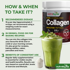 Collagen Powder 315g, Gold Standard Grass Fed Bovine Hydrolysed Peptides - High Levels of 9 Essential Amino Acids, Collagen Supplements, Protein Powder for Hair Skin Nails Joints, Made in UK