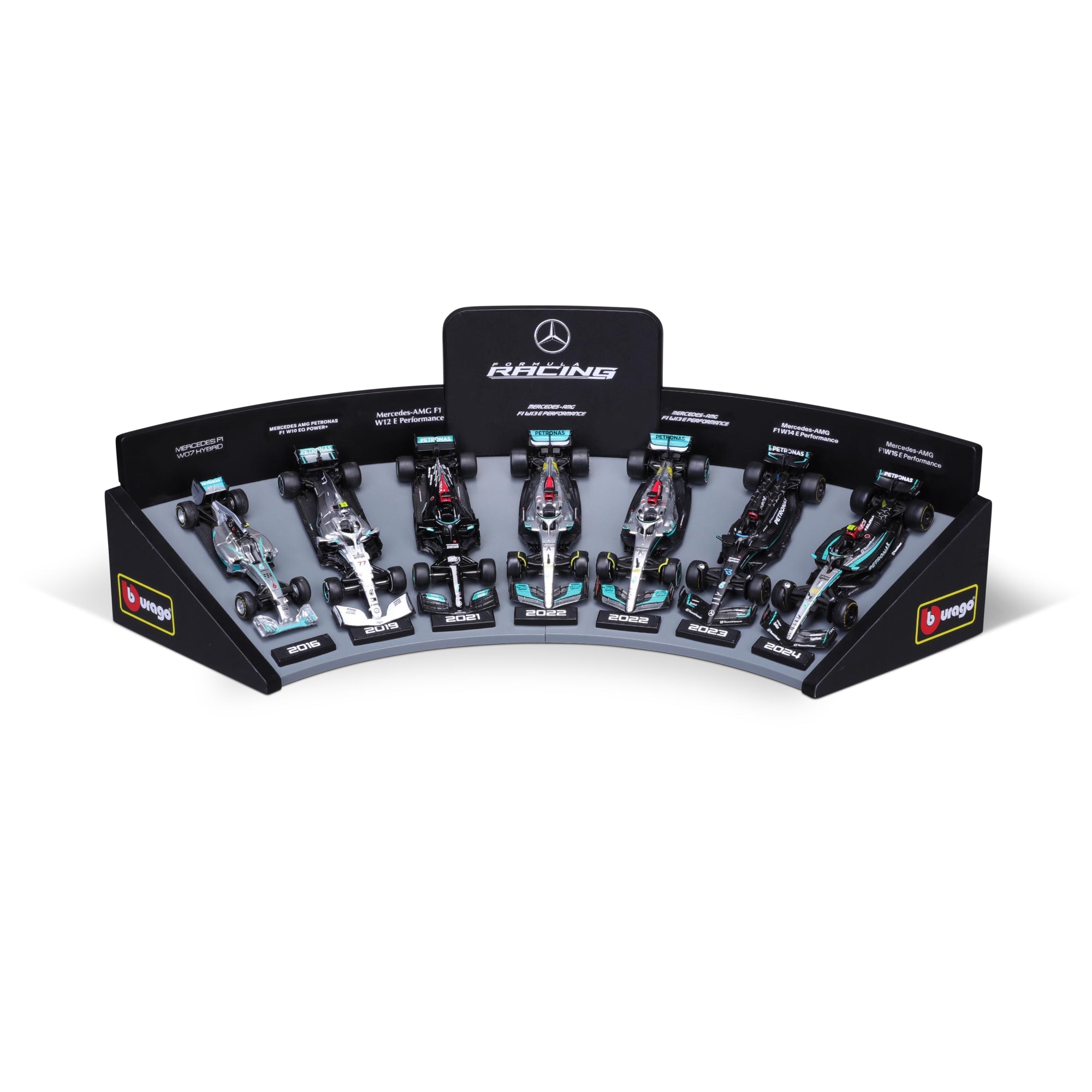 1:43 F1 Mercedes AMG Deluxe Gift Set With Display Stand