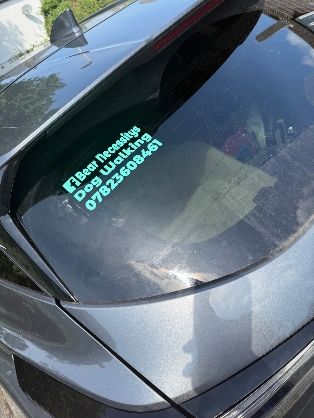 Personalised Car Window Vinyl Decal | Great For Businesses & Pet Social Media