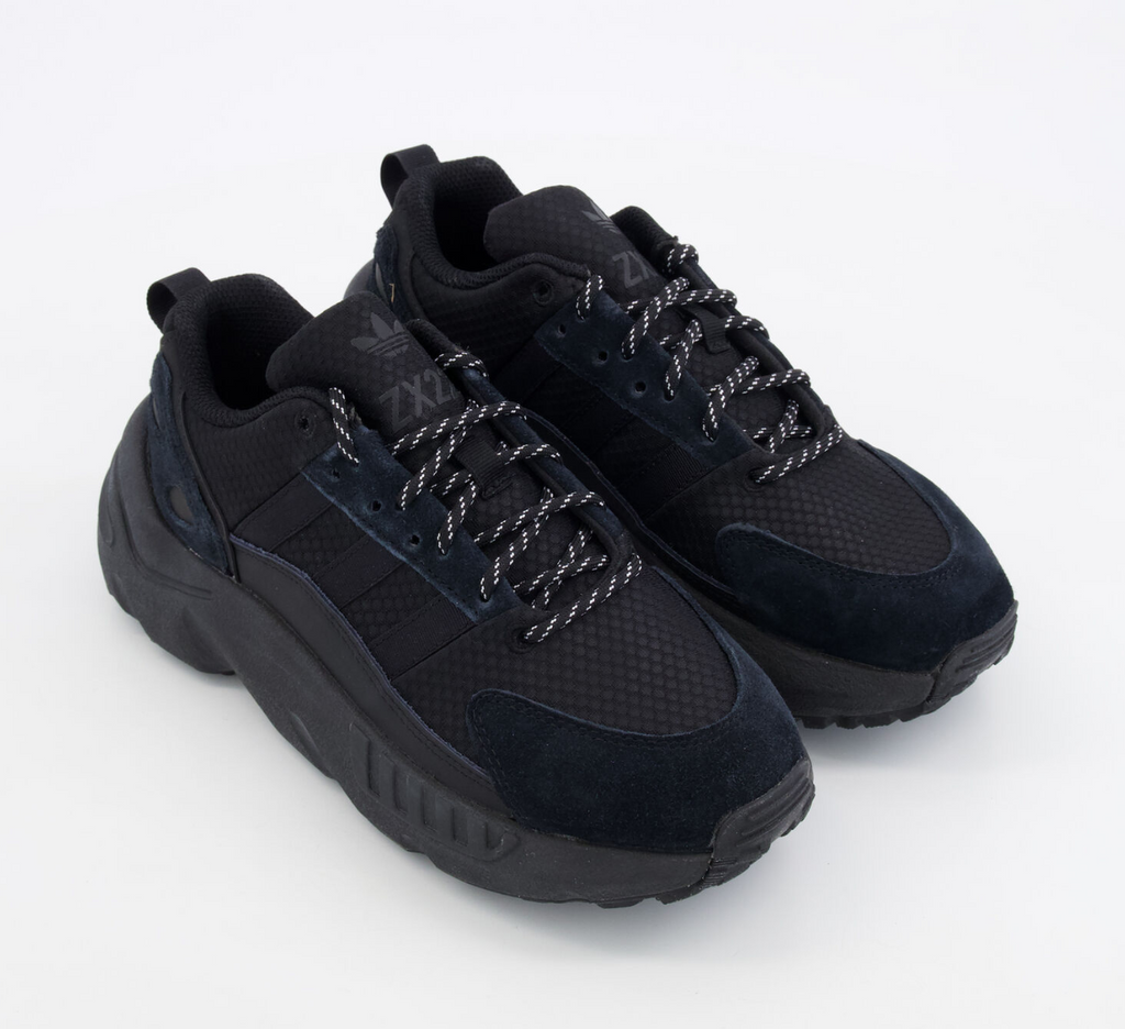 Adidas ZX 22 Boost Trainers Black Unisex Sneakers Size UK 5.5 EU 38.5