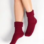 Ladies Wool Bed Socks Luxurious Super Soft Cosy Lounge Sleep Socks